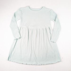 Little Co. Mint Ribbed Dress